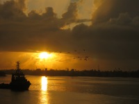 Sunrise in Dar es Salaam