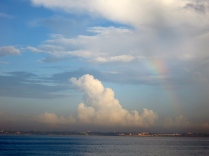 Rainbow over Dar es Salaam Bay